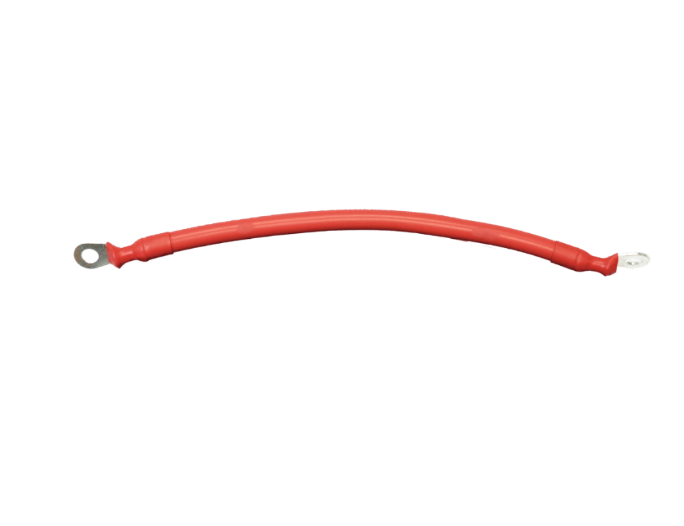 BigBattery 4AWG 11-Inch Ring to Ring Terminal Cable (Red)