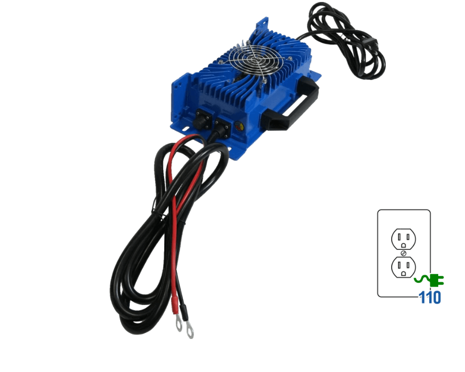 BigBattery 24V 30A Charger with Ring Terminals (28.8V DC)