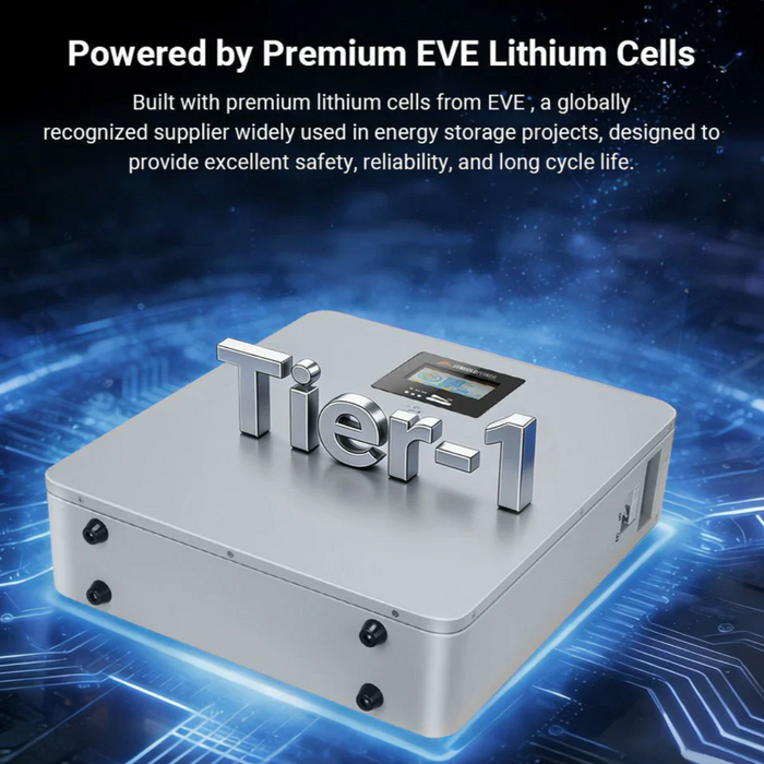 SunGoldPower CoreX 5 Elite Wall Mounted 48V 100AH Residential Energy Storage Battery Pack