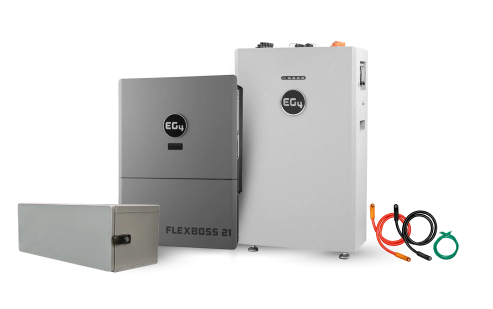 EG4 WallMount 314Ah All-Weather Battery + FLEXBOSS21