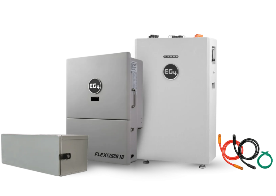 EG4 WallMount 314Ah All-Weather Battery + FLEXBOSS18