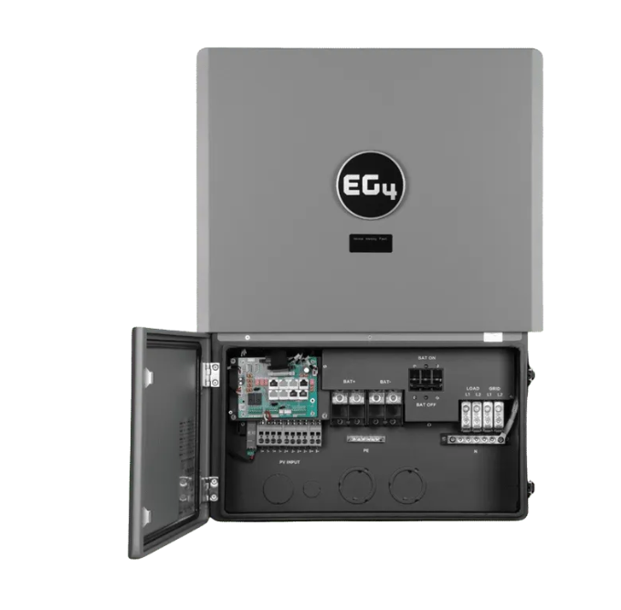 EG4 Wallmount All Weather Battery & FlexBoss21 Hybrid Inverter (ESS) | 14.3-85.8kWh | UL9540 | Grid-Tied Home Solar System (21kW-63kW PV)