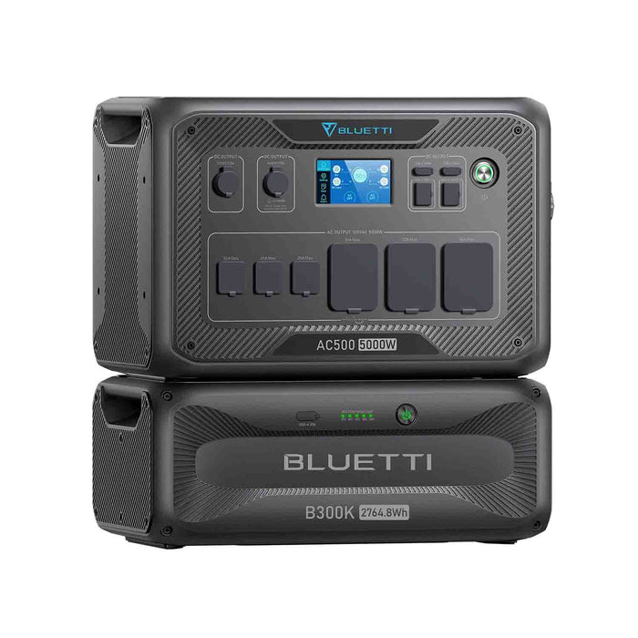 Bluetti AC500 Home Battery Backup Generator | 3072Wh | 5000W | 3000W Solar Input