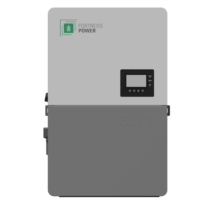 Fortress Power Envy Duo 21 Inverter | 25kW PV Input | 12kW Continuous Output | Dual-Phase Compatible